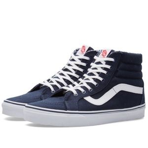 Navy Sk8 hi vans